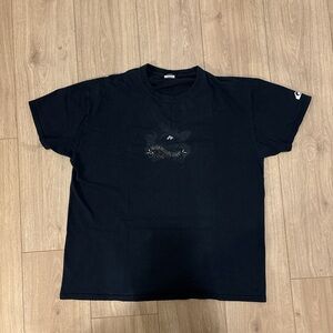 Quiksilver Black Short Sleeve Tee Classic Design